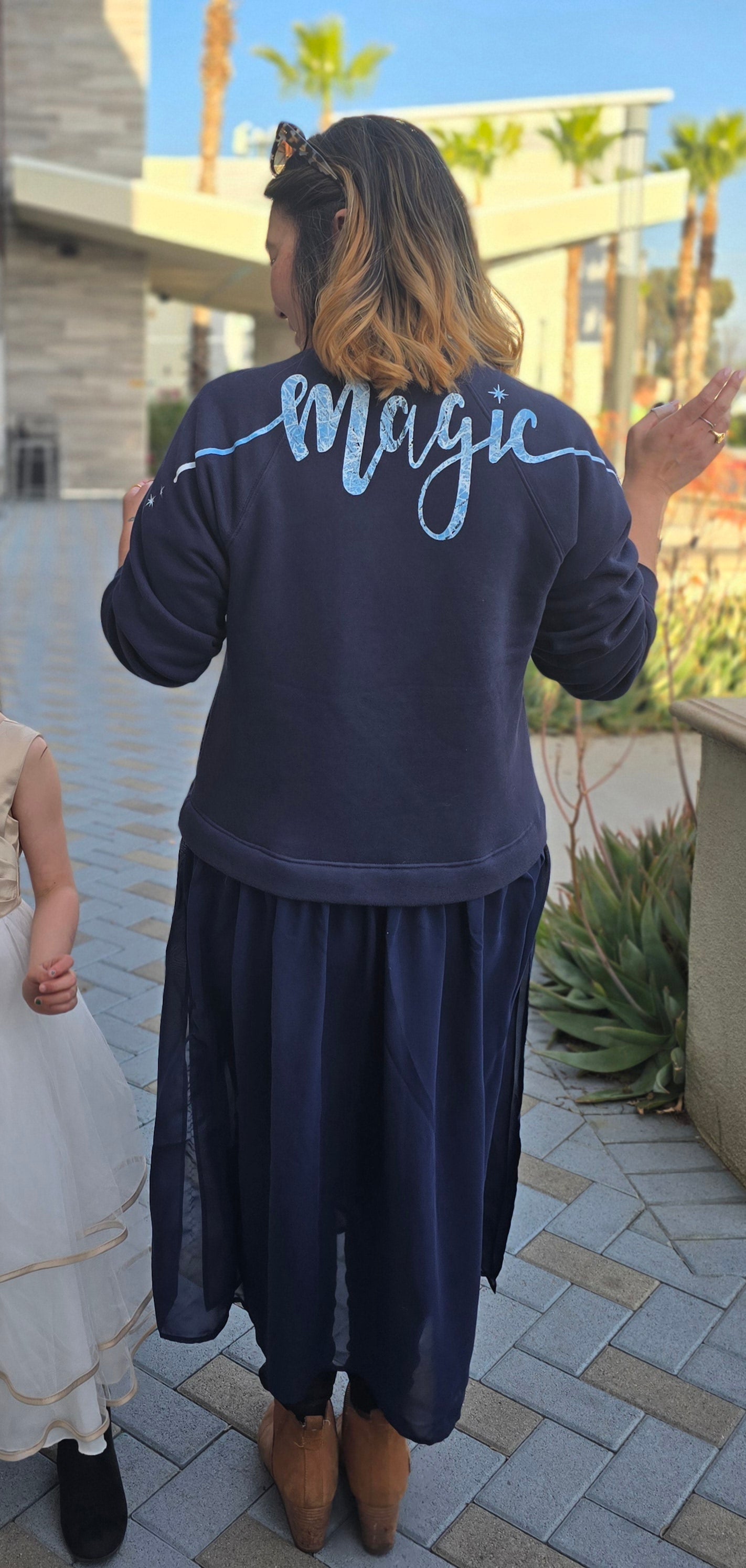 'MAGIC' Sponge Fleece Sweatshirt with optional concealed zipper