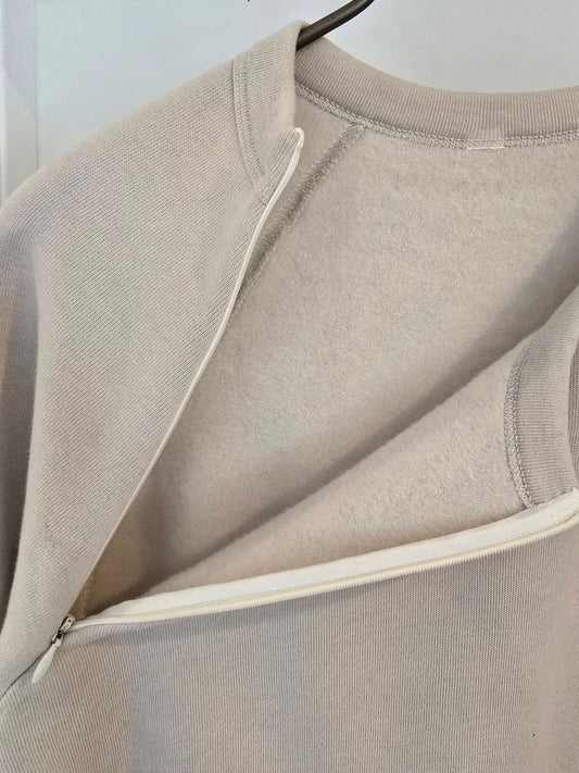 Unisex Sponge Fleece Sweatshirt with concealed zipper