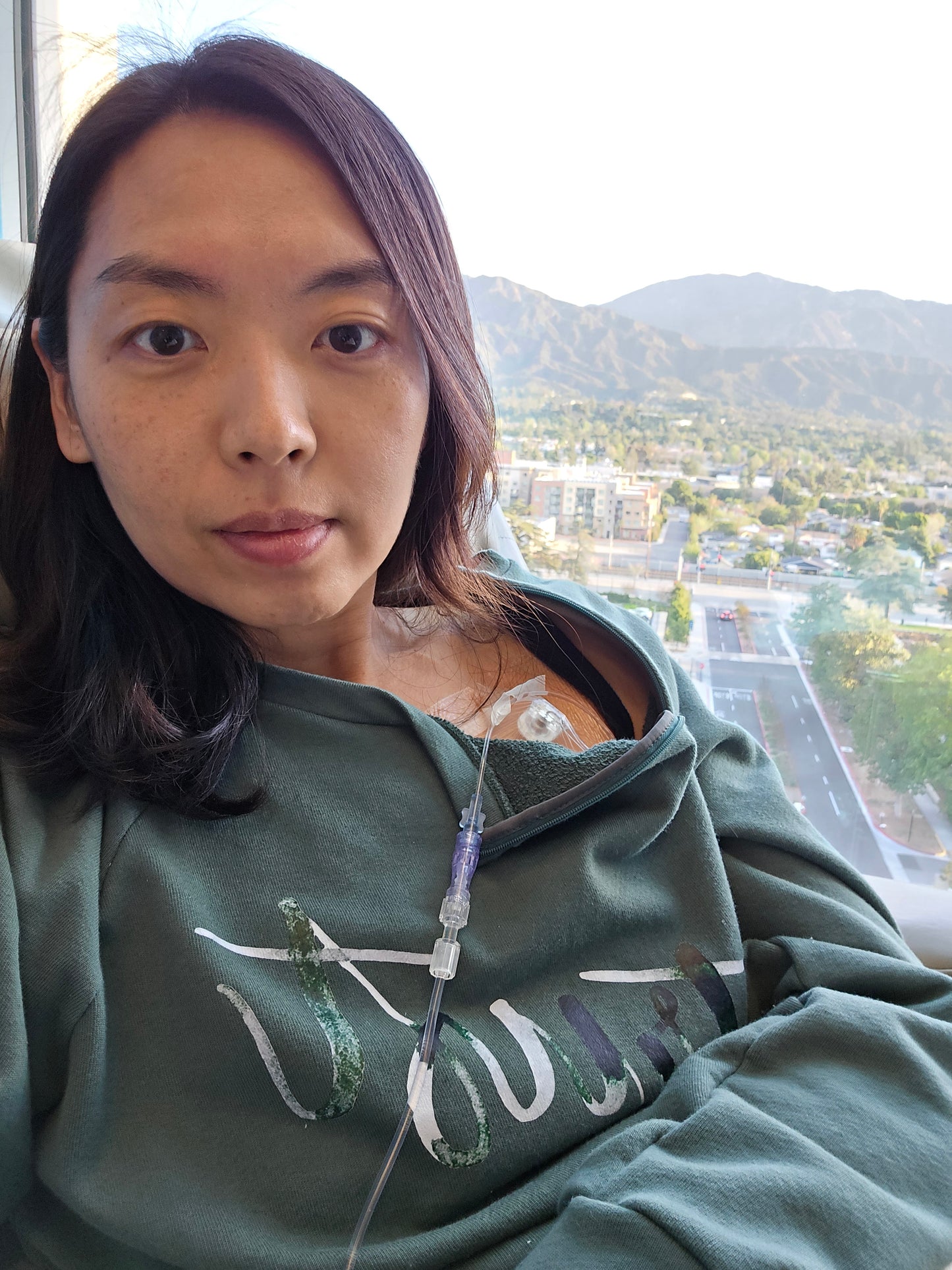 'TRUST' Organic Cotton Sweatshirt with optional concealed zipper