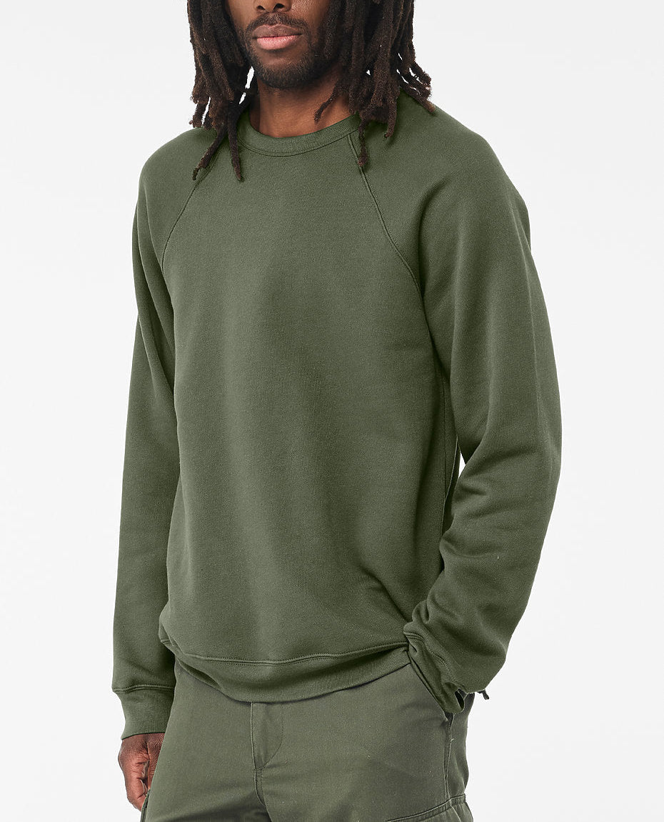 Unisex Sponge Fleece Sweatshirt with concealed zipper