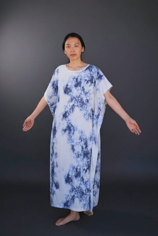 HANAH Tie-Dye Everyday Caftan - Light Weight for Summer