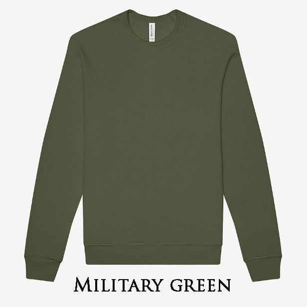 Unisex Sponge Fleece Sweatshirt with concealed zipper