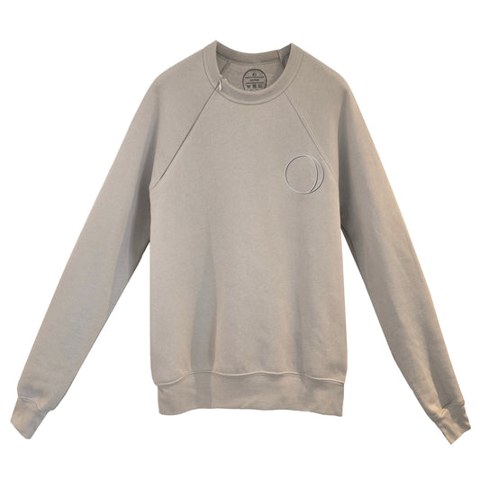 'BE the MOON' Sponge Fleece Sweatshirt with optional concealed zipper forchest port access