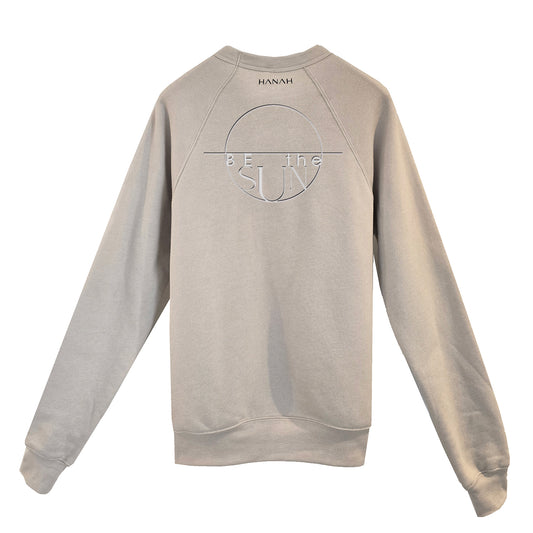 'BE the SUN' Sponge Fleece Sweatshirt with optional concealed zipper for port access