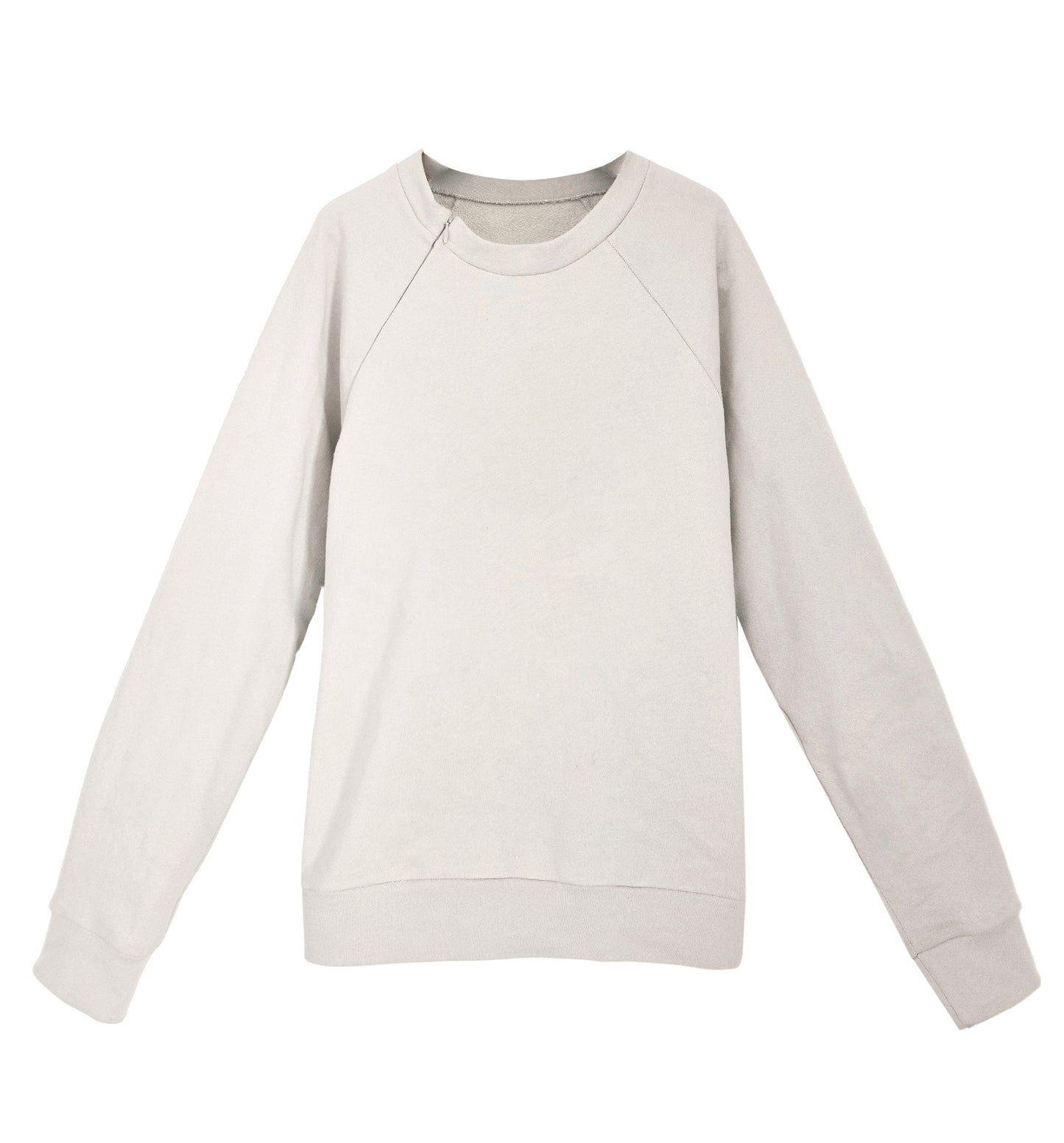 Unisex Organic Cotton Sweatshirt with optional concealed zipper