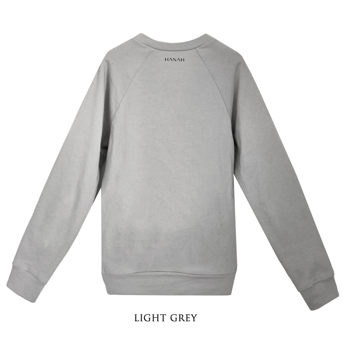 Unisex Organic Cotton Sweatshirt with optional concealed zipper