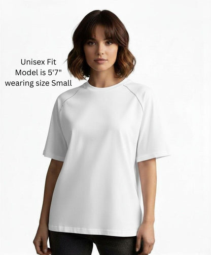 '2026 Horse' Organic Cotton T-Shirt with concealed zipper for Chemo port access