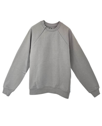 Unisex Organic Cotton Sweatshirt with concealed zipper for chemo port access