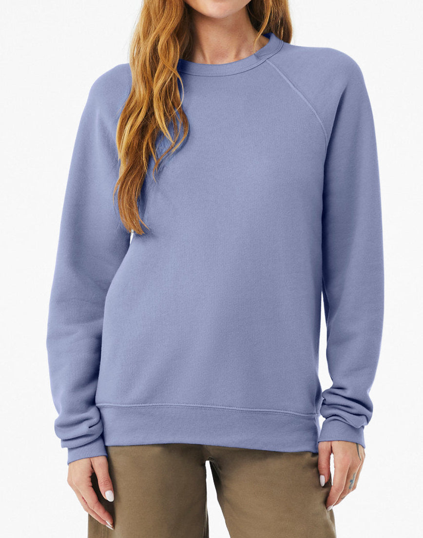 Unisex Sponge Fleece Sweatshirt with concealed zipper
