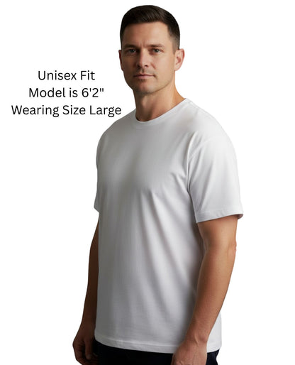 '2026 Horse' Organic Cotton T-Shirt with concealed zipper for Chemo port access