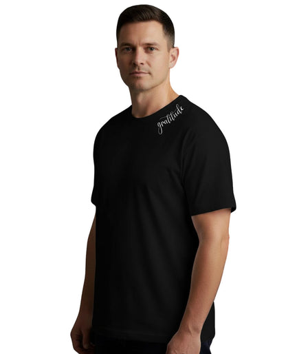 'Gratitude' Organic Cotton T-Shirt with concealed zipper for Chemo port access