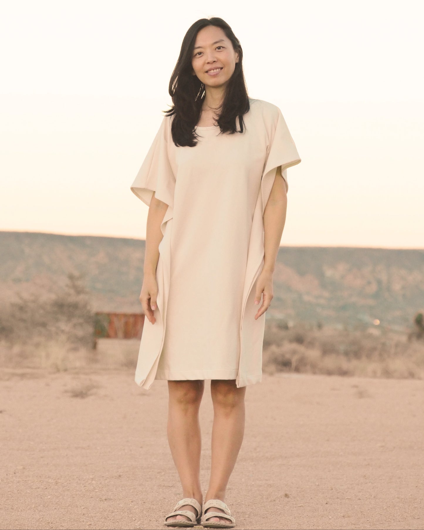 HANAH ORGANIC COTTON Everyday Caftan - Half Length