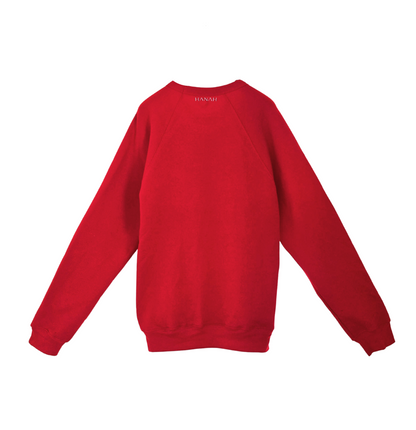 HOLIDAY EDITION 'HEART' Soft Fleece Sweatshirt with concealed zipper for Chemo Port access