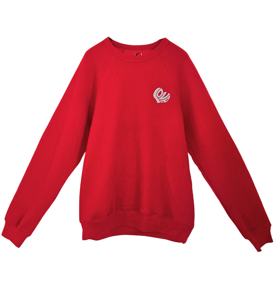HOLIDAY EDITION 'HEART' Soft Fleece Sweatshirt with concealed zipper for Chemo Port access