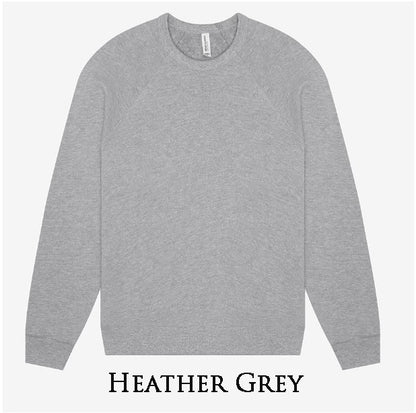 Unisex Sponge Fleece Sweatshirt with concealed zipper