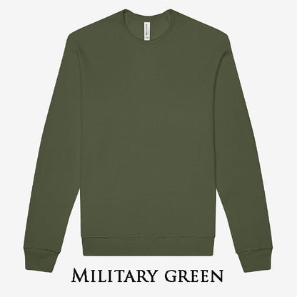 Unisex Sponge Fleece Sweatshirt with concealed zipper