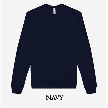 Unisex Sponge Fleece Sweatshirt with concealed zipper