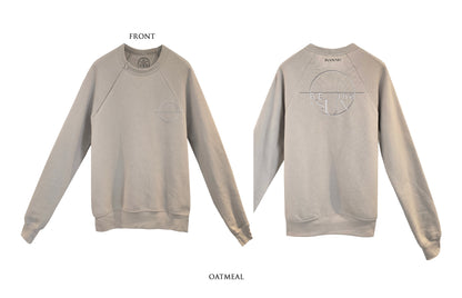 'BE the SUN' Sponge Fleece Sweatshirt with optional concealed zipper