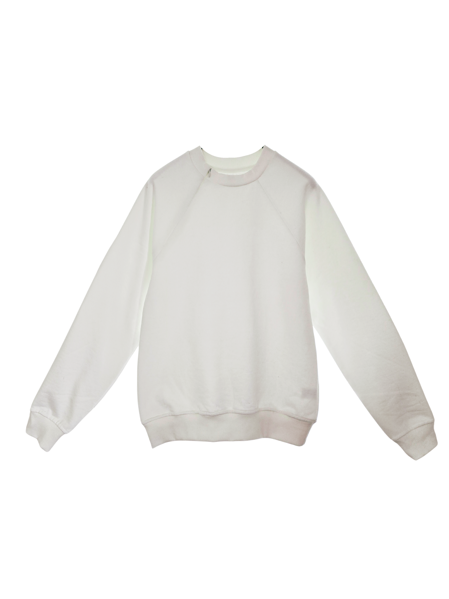 'BE the SUN' Organic Cotton Sweatshirt with optional concealed zipper for port access