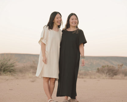 HANAH ORGANIC COTTON Everyday Caftan - Half Length