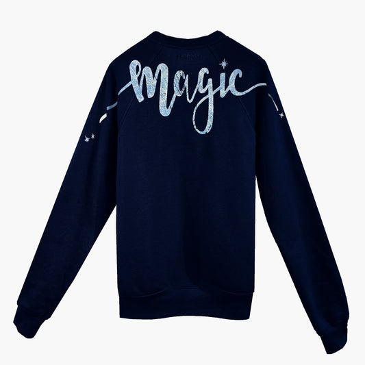 'MAGIC' Sponge Fleece Sweatshirt with optional concealed zipper