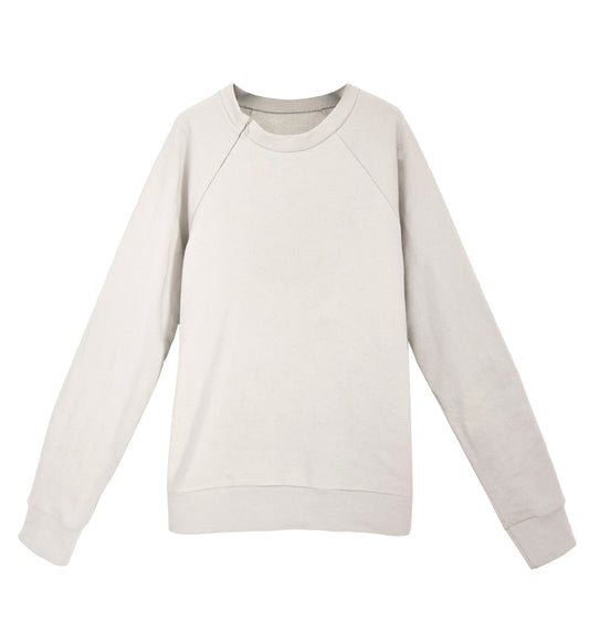 Unisex Organic Cotton Sweatshirt with optional concealed zipper