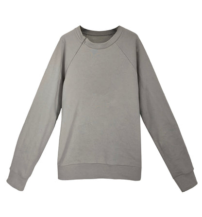 Unisex Organic Cotton Sweatshirt with optional concealed zipper