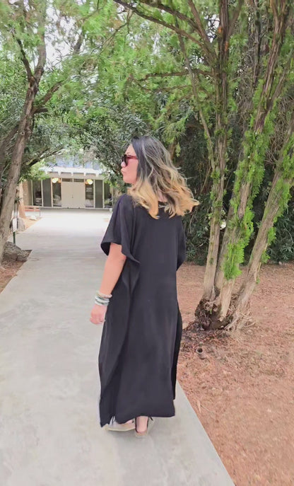 HANAH Everyday Caftan - Organic Cotton - Full Length
