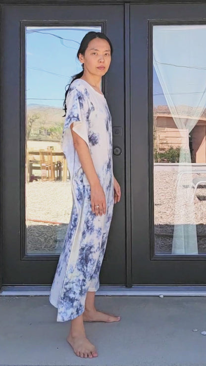 HANAH Tie-Dye Everyday Caftan - Light Weight for Summer