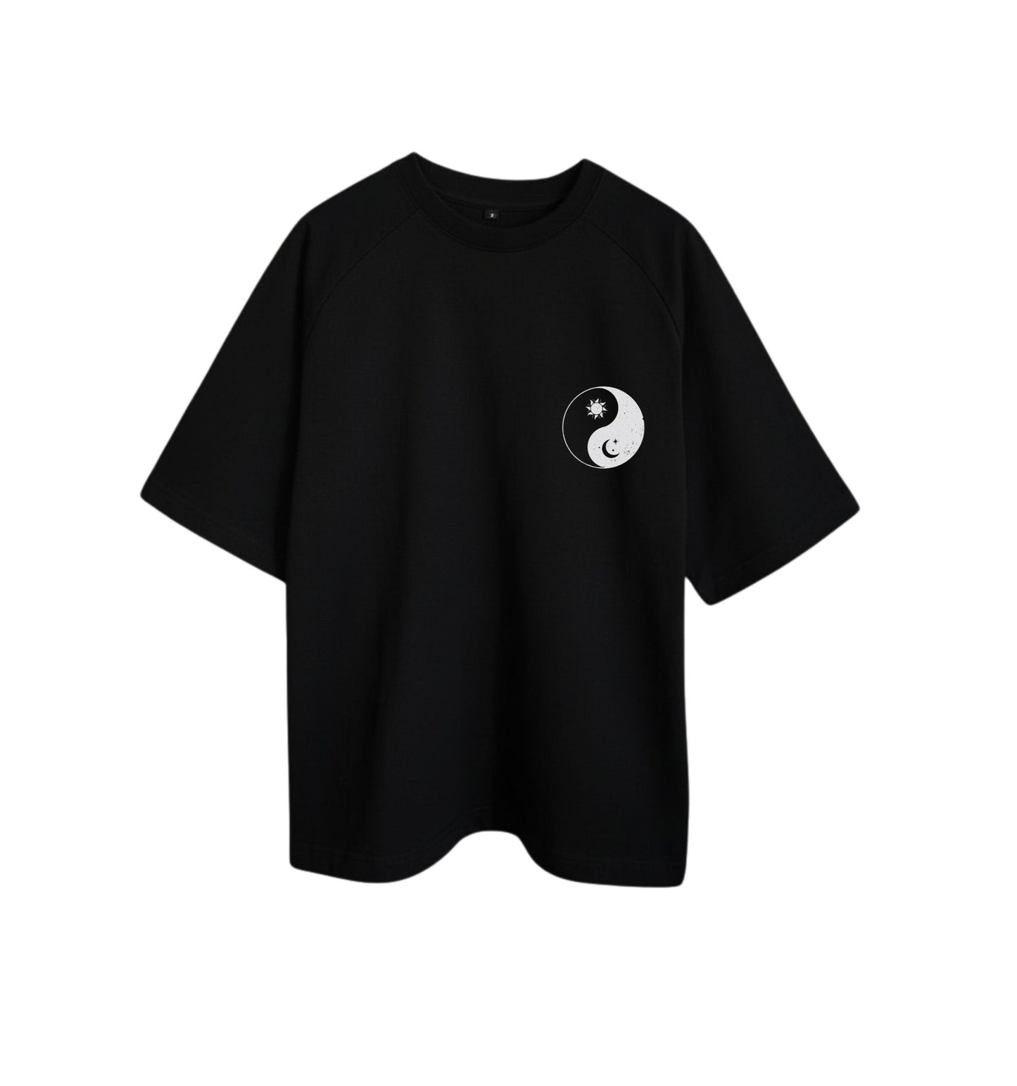 'Yin & Yang' Organic Cotton T-Shirt with concealed zipper for Chemo port access