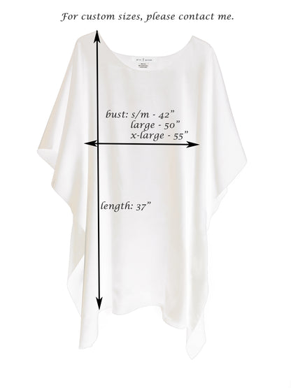 HANAH Celebration Caftan - 100% Mulberry Silk - Half Length