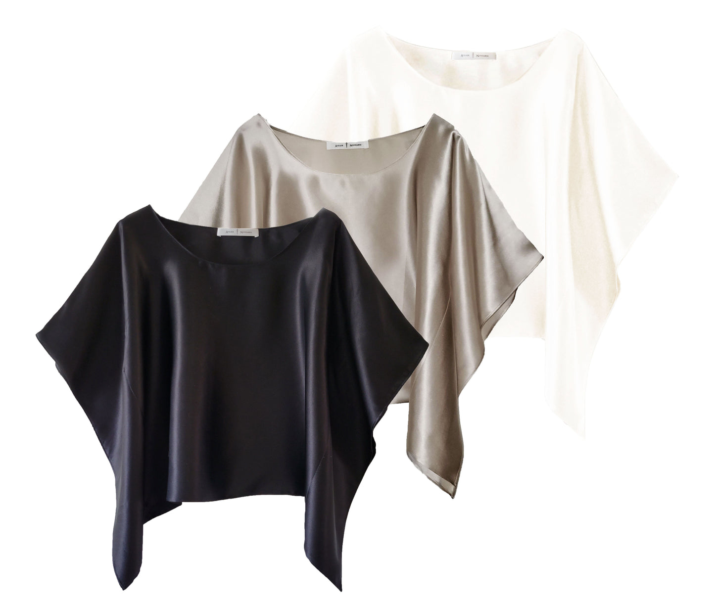 HANAH Celebration Caftan Top - 100% Mulberry Silk